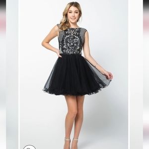 Gorgeous Black Homecoming Evening dress. Size 4